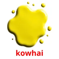 kowhai cartões com imagens