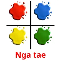 Nga tae flashcards illustrate