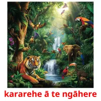 kararehe ā te ngāhere cartões com imagens