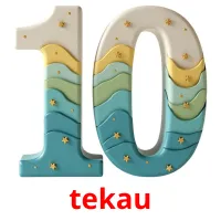 tekau picture flashcards