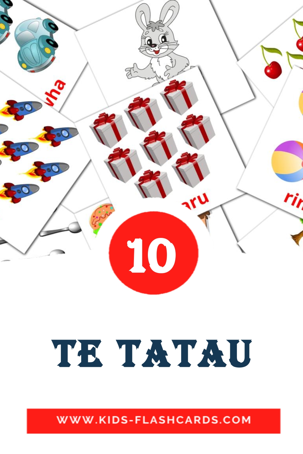 10 Te tatau Picture Cards for Kindergarden in maori