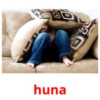 huna picture flashcards