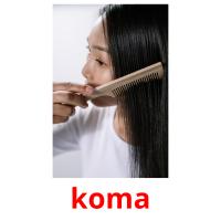 koma picture flashcards