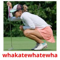 whakatewhatewha picture flashcards