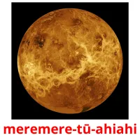 meremere-tū-ahiahi flashcards illustrate