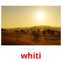 whiti picture flashcards