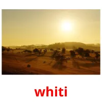 whiti picture flashcards