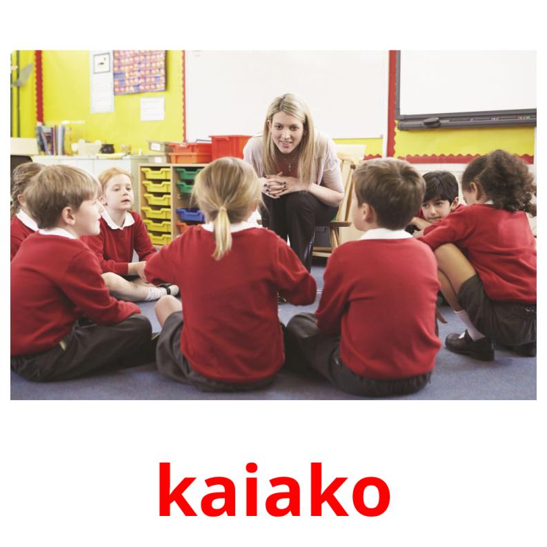 kaiako picture flashcards
