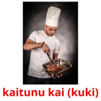 kaitunu kai (kuki) picture flashcards