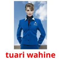 tuari wahine picture flashcards