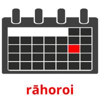 rāhoroi cartões com imagens
