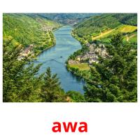 awa picture flashcards
