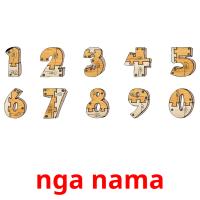 nga nama flashcards illustrate