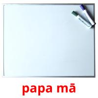 papa mā cartões com imagens