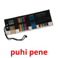 puhi pene picture flashcards