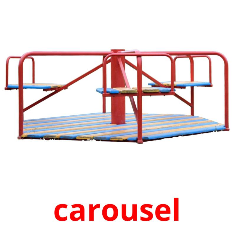 carousel picture flashcards