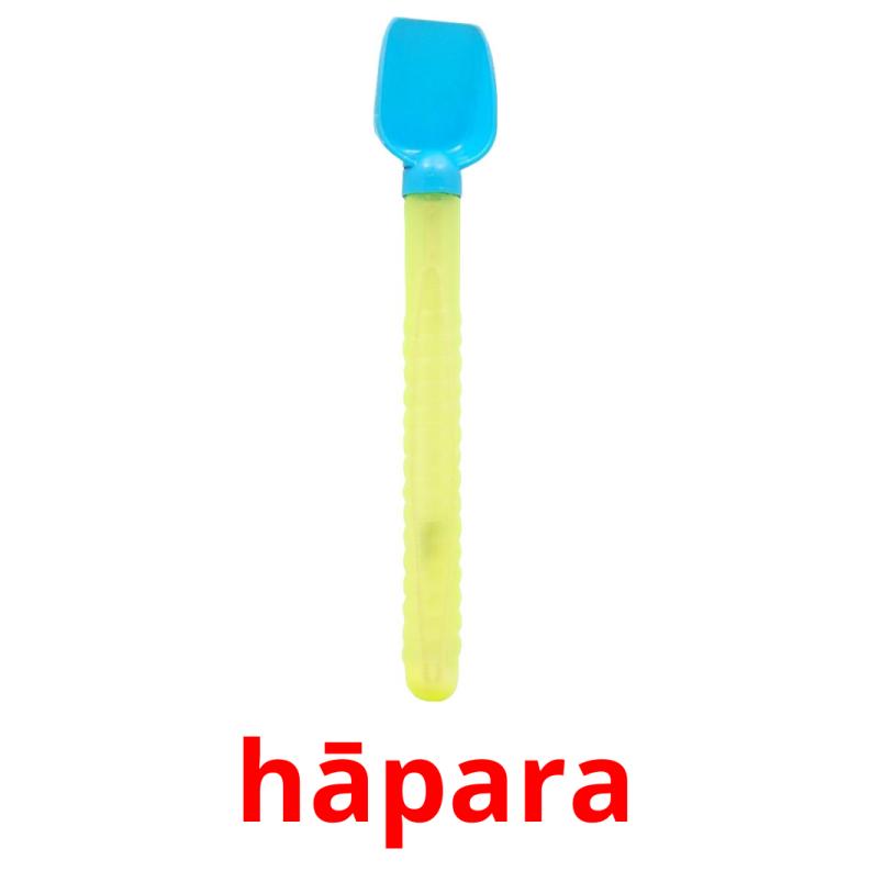 hāpara picture flashcards