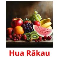 Hua Rākau flashcards illustrate