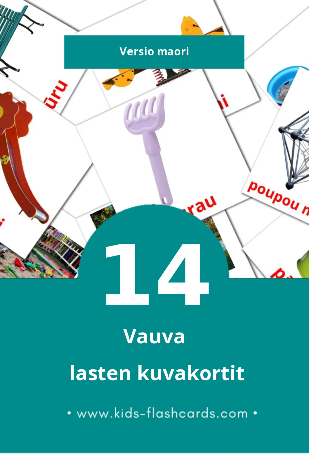 Pēpē lasten kuvakortit pikkulapsille (14 korttia Maoriksi)
