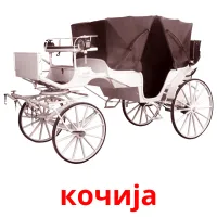 кочија picture flashcards