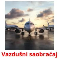 Vazdušni saobraćaj flashcards illustrate