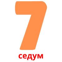 седум picture flashcards