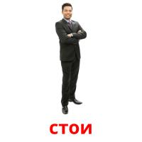 стои picture flashcards