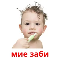 мие заби picture flashcards