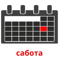 сабота picture flashcards