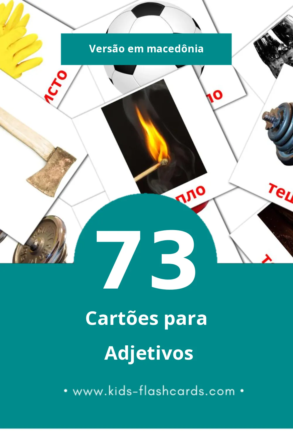 Flashcards de Придавки Visuais para Toddlers (73 cartões em Macedônia)