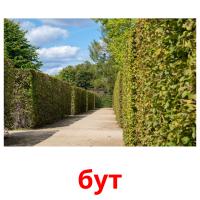 бут picture flashcards