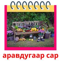 аравдугаар сар picture flashcards