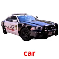 car cartões com imagens