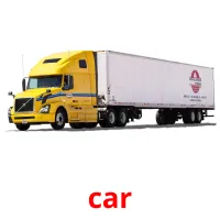 car cartões com imagens