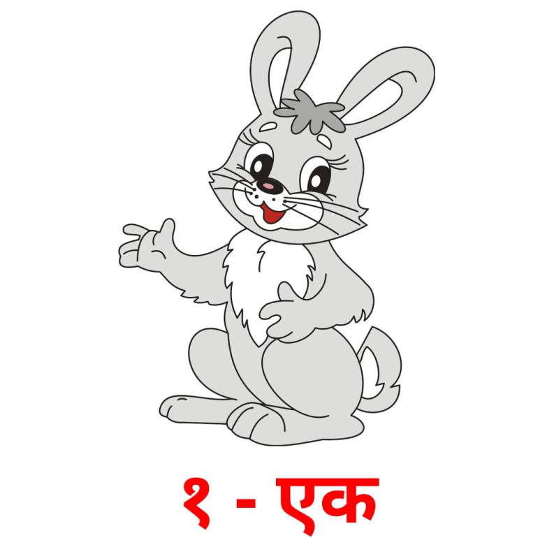 १ - एक picture flashcards