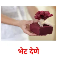 भेट देणे picture flashcards