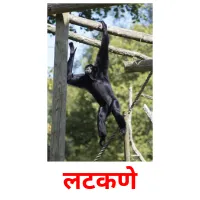 लटकणे picture flashcards