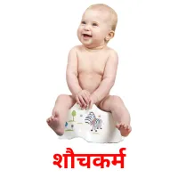 शौचकर्म cartes de vocabulaire