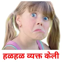 हळहळ व्यक्त केली picture flashcards