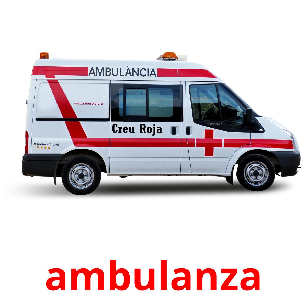 ambulanza ambulanza picture flashcards