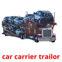 car carrier trailor Bildkarteikarten