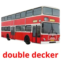 double decker Bildkarteikarten