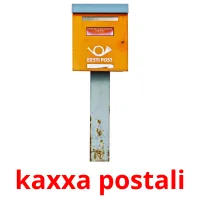 kaxxa postali Tarjetas didacticas