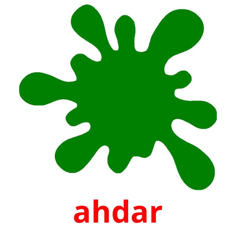 ahdar picture flashcards