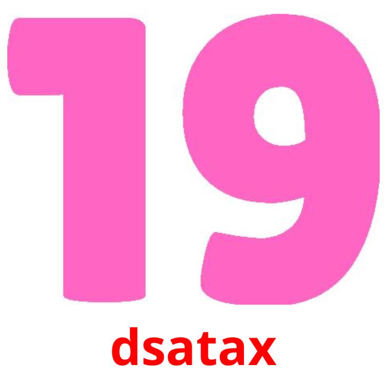dsatax picture flashcards