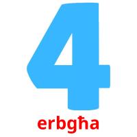 erbgħa card for translate