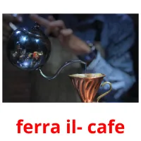 ferra il- cafe cartões com imagens
