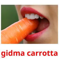 gidma carrotta cartões com imagens