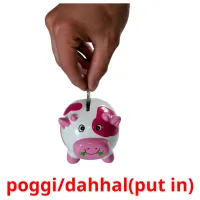 poggi/dahhal(put in) cartões com imagens