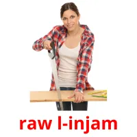 raw l-injam cartões com imagens